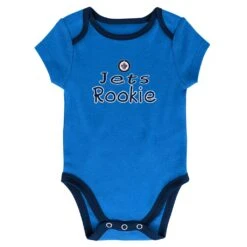 Outerstuff InfantWinnipeg Jets Assist 3-Pack Creeper Set -SportsCloset Clothing K5N1FBYX 000 WNP WINNIPEG A2