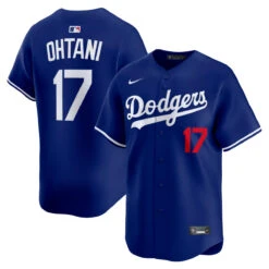 '47 BRAND Los Angeles Dodgers Shohei Ohtani Nike Royal Alternate Limited Player Jersey