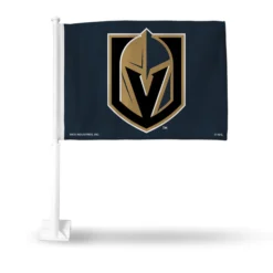 Vegas Golden Knights Double Sided Grey Car Flag