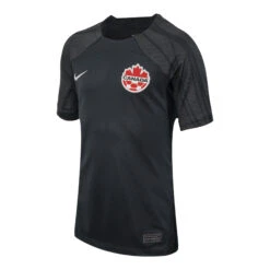 Youth Canada Soccer Nike 2023/24 Third Replica Blank Jersey – Black