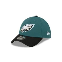 Philadelphia Eagles New Era Team Classic 39THIRTY Flex Hat – Midnight Green/Black