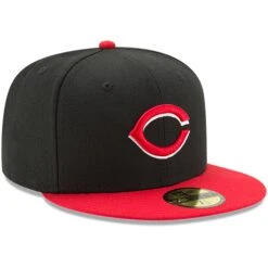 Cincinnati Reds New Era Alternate Authentic Collection On Field 59FIFTY Fitted Hat -SportsCloset Clothing REDS ALT 59FIFTY CAP 3