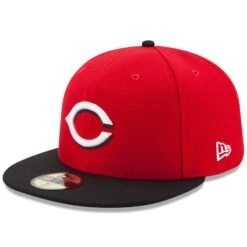 Cincinnati Reds New Era Road Authentic Collection On Field 59FIFTY Fitted Hat