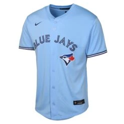 YouthToronto Blue Jays Bo Bichette Nike Powder Blue Alternate Limited Jersey -SportsCloset Clothing Z3B7LA1P00 NJW TBJBB BICHETTE BLUEJAYS F1 1