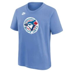 '47 BRAND YouthToronto Blue Jays Nike Cooperstown Team Logo T-Shirt – Powder Blue