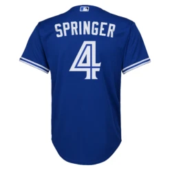 YouthToronto Blue Jays George Springer Nike Royal Blue Alternate ReplicaJersey