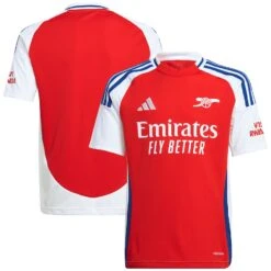 Youth Arsenal Adidas 24/25 Home Replica Jersey – Red