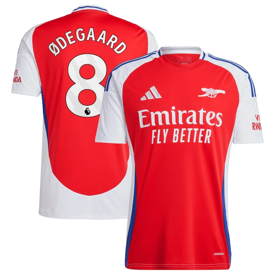Men’s Martin Ødegaard Arsenal Adidas 24/25 Home Replica Jersey – Red 1 Men’s Martin Ødegaard Arsenal Adidas 24/25 Home Replica Jersey – Red