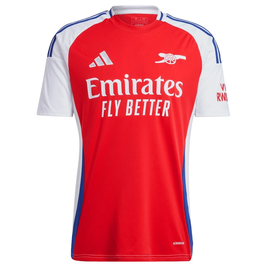 Men’s Martin Ødegaard Arsenal Adidas 24/25 Home Replica Jersey – Red 3 Men’s Martin Ødegaard Arsenal Adidas 24/25 Home Replica Jersey – Red - Image 3