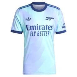 Men’s Bukayo Saka Arsenal Adidas 24/25 Third Replica Jersey – Aqua -SportsCloset Clothing arsenal adidas third shirt 2024 25 with saka 7 printing ss5 p 202124281pv 2u mvexrgxfwbrzq6probbzv hfro0xnarazfb9hy8h6n
