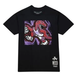 Men’sToronto Raptors Mitchell & Ness Big Face 7.0 T-Shirt – Black