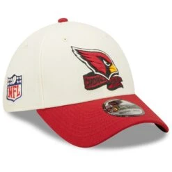 Arizona Cardinals New Era 2022 NFL Sideline Official 39THIRTY 2-Tone Flex Hat – Cream/Cardinal