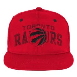 Outerstuff YouthToronto Raptors Collegiate Arch Snapback Hat – Red