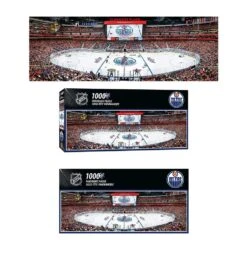 Edmonton Oilers 1000 Piece Panoramic Jigsaw Puzzle