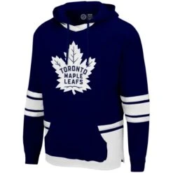 Men’s Toronto Maple Leafs Bulletin Breakout Fleece Hoodie – Blue