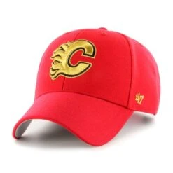 '47 BRAND Calgary Flames ’47 Brand Red Chinese New Year Sure Shot MVP – Adjustable Hat
