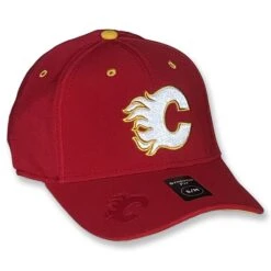 Calgary Flames American Needle Red Team E-Boss – Flex Hat