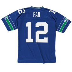 Men’sSeattle Seahawks Fan #12 Mitchell & Ness Legacy Replica Jersey – Royal