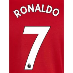 Adult EPL Manchester United Cristiano Ronaldo #7 Official Name & Number Set