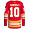 Men’s NHL Calgary Flames Jonathan Huberdeau Adidas Primegreen Home Red – Authentic Jersey