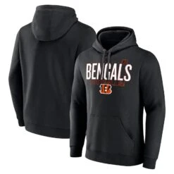 Men’s Cincinnati Bengals Fanatics Pylon Outline Pullover Hoodie – Black