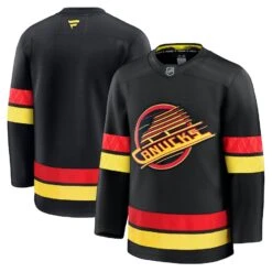 Vancouver Canucks Fanatics Alternate Premium Jersey – Black