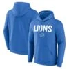 Men’s Detroit Lions Fanatics Pylon Outline Pullover Hoodie – Blue