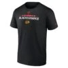 Men’sChicago Blackhawks Fanatics Reverse Retro Authentic Pro T-Shirt – Black