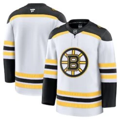 Boston Bruins Fanatics Away Premium Jersey – White