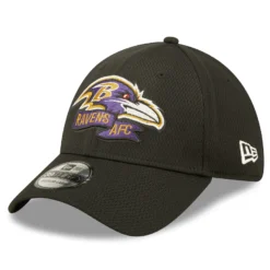 Baltimore Ravens New Era 2022 NFL Sideline 39THIRTY Coaches Flex Hat – Black -SportsCloset Clothing mens new era purple baltimore ravens 2022 sideline 39thirty coaches flex hat pi4690000 altimages ff 4690032 5a67f83ba61899287e5balt3 full