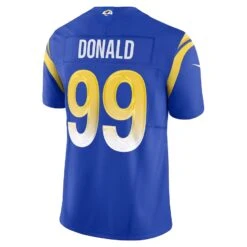 Men’sLos Angeles Rams Aaron Donald Nike Vapor F.U.S.E. Limited Jersey – Royal -SportsCloset Clothing mens nike aaron donald royal los angeles rams vapor fuse limited jersey ss5 p 5030018 pv 3 u x312kzk
