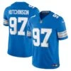 Men’s Detroit Lions Aidan Hutchinson Nike Vapor F.U.S.E. Limited Jersey – Blue