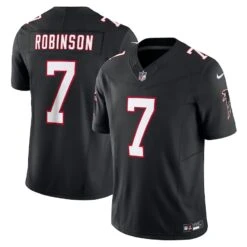 Men’s Atlanta Falcons Bijan Robinson Nike Alternate Vapor F.U.S.E. Limited Jersey – Black