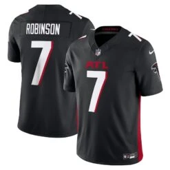 NEW ERA Men’s Atlanta Falcons Bijan Robinson Nike Vapor F.U.S.E. Limited Jersey – Black