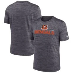 Men’s Cincinnati Bengals Nike Blitz Velocity Modern Performance T-Shirt – Heather Grey