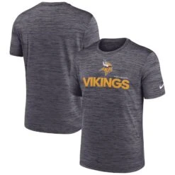 Nike Men’s Minnesota Vikings Blitz Velocity Modern Performance T-Shirt – Heather Grey