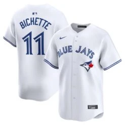 Men’sToronto Blue Jays Bo Bichette Nike White Home Limited Player Jersey
