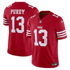 Men’s San Francisco 49ers Brock Purdy Nike Vapor F.U.S.E. Limited Jersey – Scarlet