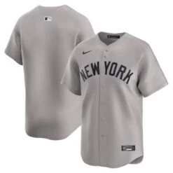 '47 BRAND Men’sNew York Yankees Nike Grey Road Limited Jersey