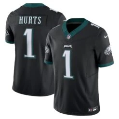 Men’s Philadelphia Eagles Jalen Hurts Nike Vapor F.U.S.E. Limited Jersey – Black