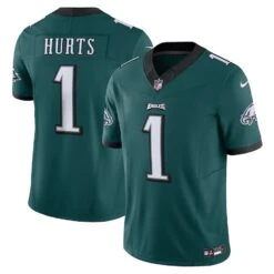 Men’s Philadelphia Eagles Jalen Hurts Nike Vapor F.U.S.E. Limited Jersey – Midnight Green