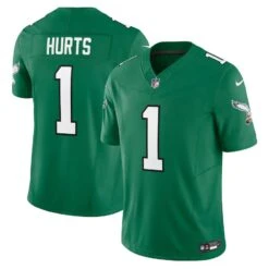 NEW ERA Men’s Philadelphia Eagles Jalen Hurts Alternate Nike Vapor F.U.S.E. Limited Jersey – Kelly Green