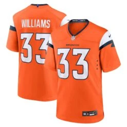 Men’s Denver Broncos Javonte Williams Nike Vapor F.U.S.E. Limited Jersey – Orange
