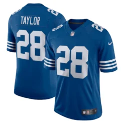 Men’s Indianapolis Colts Jonathan Taylor Nike Alternate Royal Vapor Limited Player Jersey
