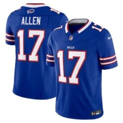 Men’s Buffalo Bills Josh Allen Nike Vapor F.U.S.E. Limited Jersey – Royal