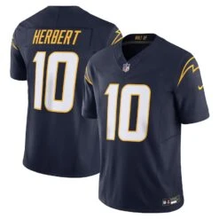 Men’s Los Angeles Chargers Justin Herbert Nike Vapor F.U.S.E. Limited Jersey – Navy