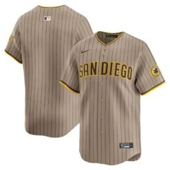 Men’sSan Diego Padres Nike Tan Alternate Limited Jersey