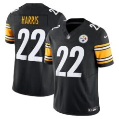 Men’s Pittsburgh Steelers Najee Harris Nike Vapor F.U.S.E. Limited Jersey – Black