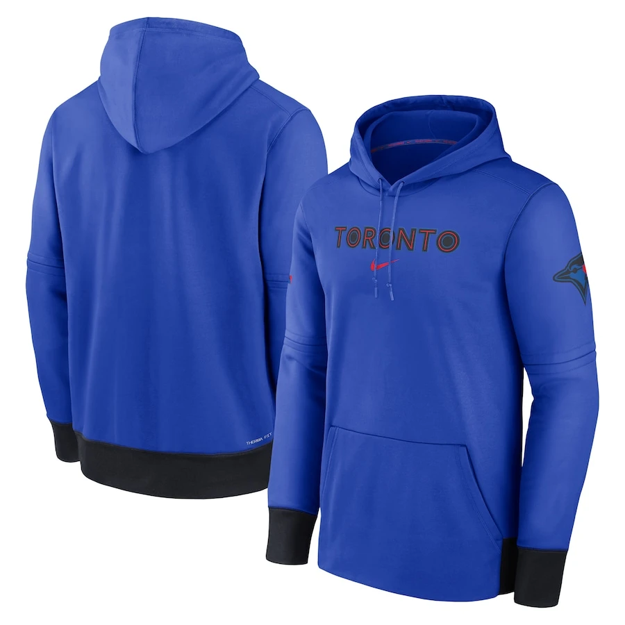 Men’s Toronto Blue Jays Nike 2024 City Connect Authentic Collection Practice Performance Pullover Hoodie – Royal 1 Men’s Toronto Blue Jays Nike 2024 City Connect Authentic Collection Practice Performance Pullover Hoodie – Royal