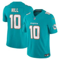 '47 BRAND Men’s Miami Dolphins Tyreek Hill Nike Vapor F.U.S.E. Limited Jersey – Aqua